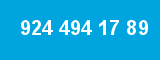 924 494 17 89 924 494 17 89
